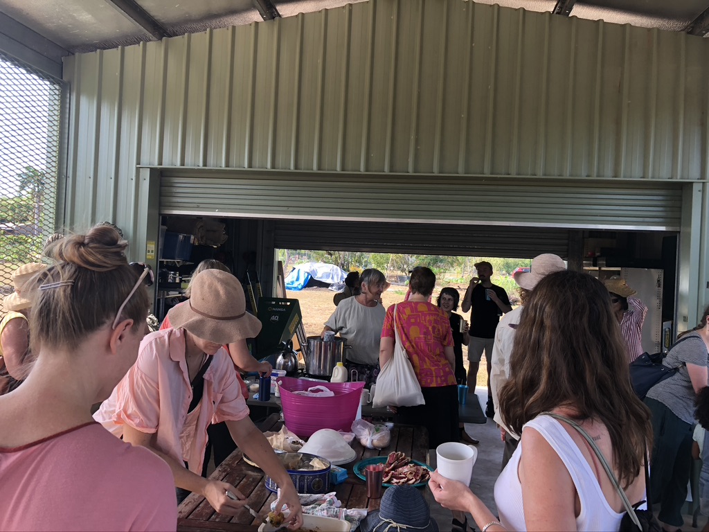 AusSTS Darwin Node: Connecting with Gurambai through food at Lakeside Drive Community Garden