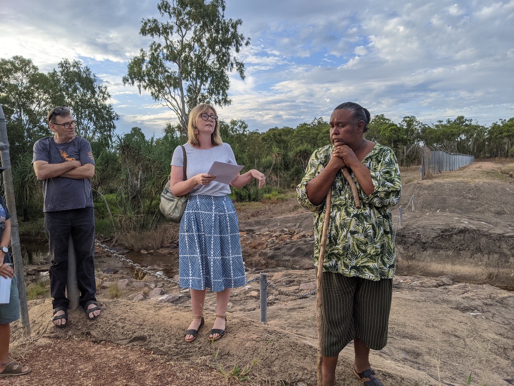 AusSTS Darwin Node: Kirsty Howey and Lorraine Williams at the Gurambia Walkshop