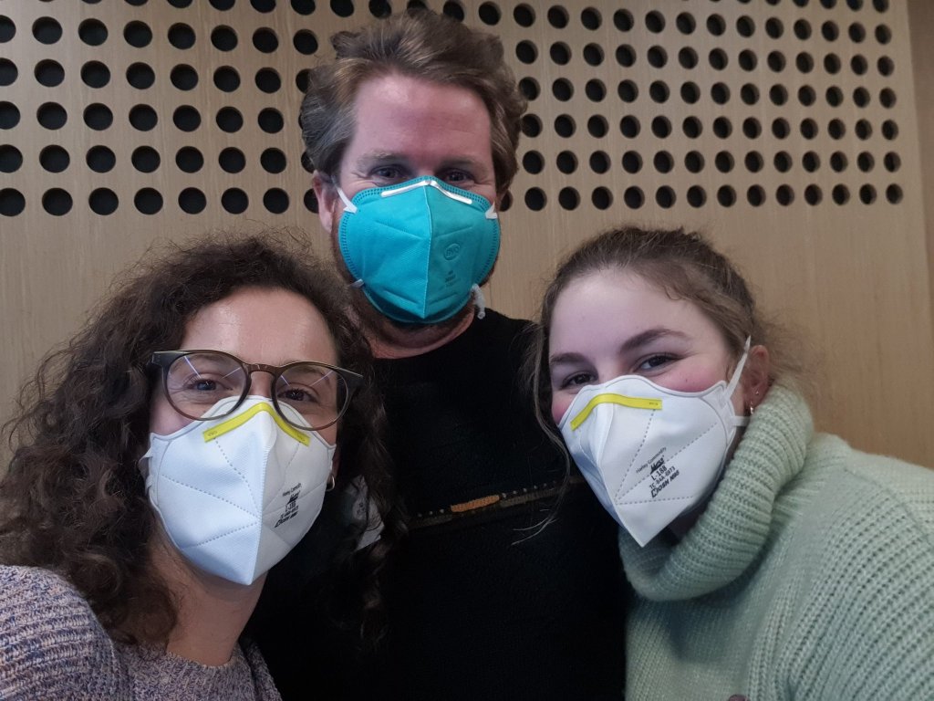 "Metabolism" panel selfie with Carina Truyts, Tyler King, and Angie Sassano (Melbourne node)