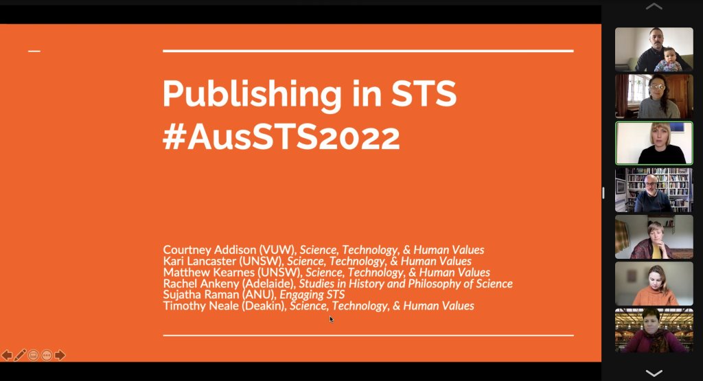 "Publishing in STS" online #AusSTS2022 pre-workshop